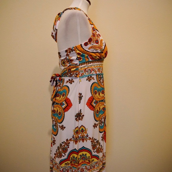Bohemian Halter Top Dress - Picture 7 of 9